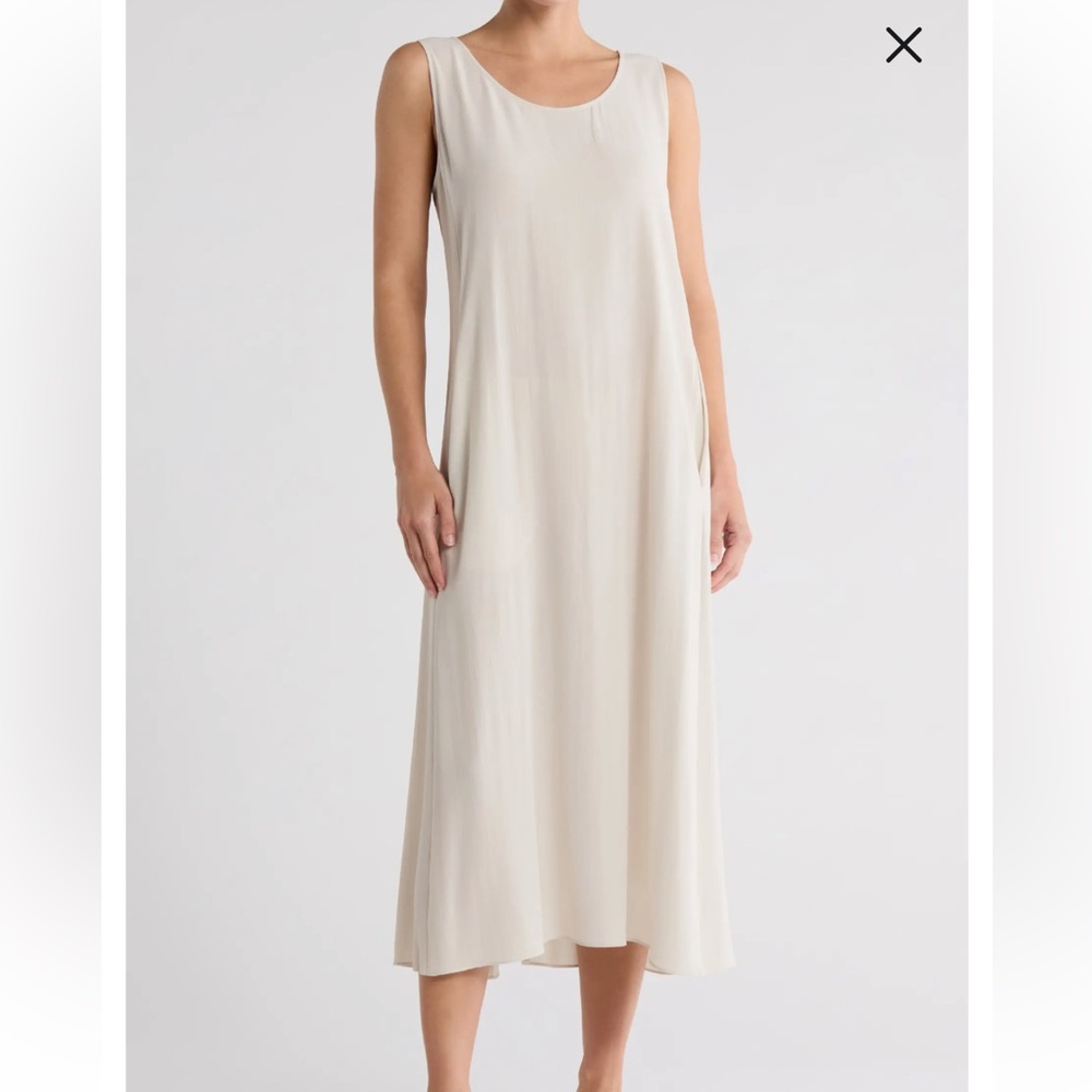 NWT Eileen Fisher 100% silk dress size small